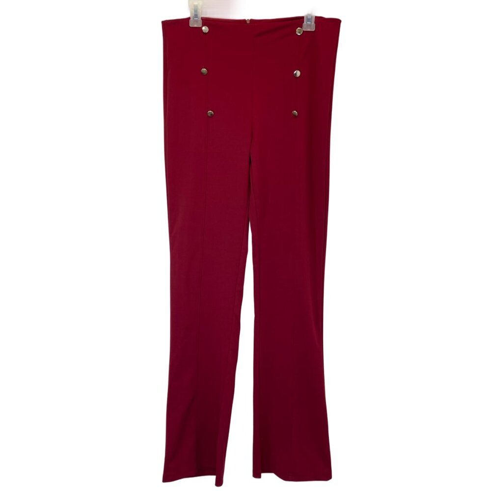 Women Burgundy Pants Size XL - Picture 1 of 4